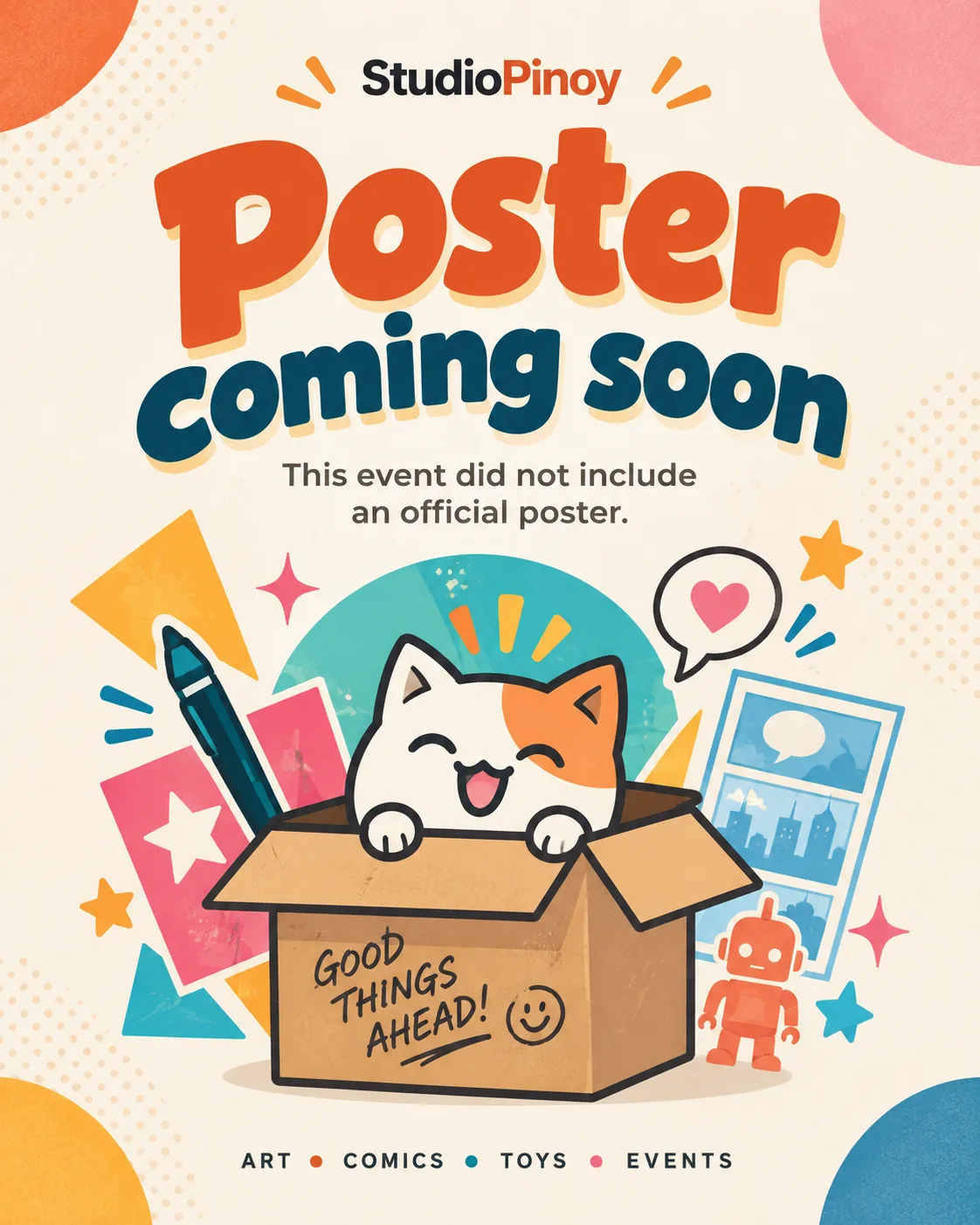 StudioPinoy event poster placeholder